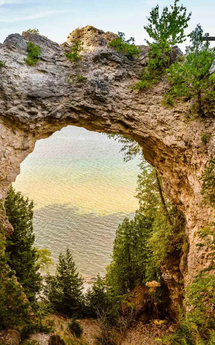 Arch Rock on Lake Superior